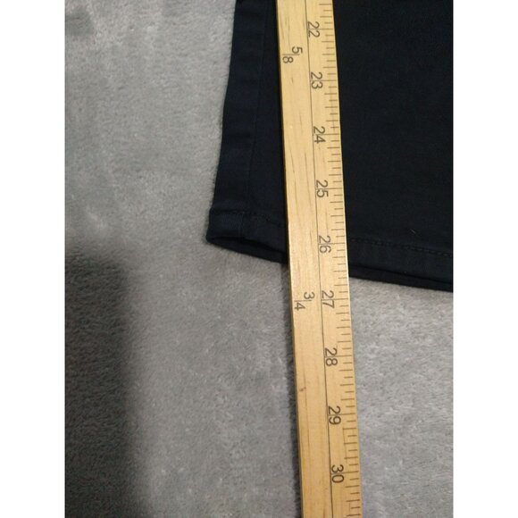 Torrid Jeans Womens 26 Black Crop Aviator Skinny Twill Mid Rise Pants Stretch - Picture 5 of 9